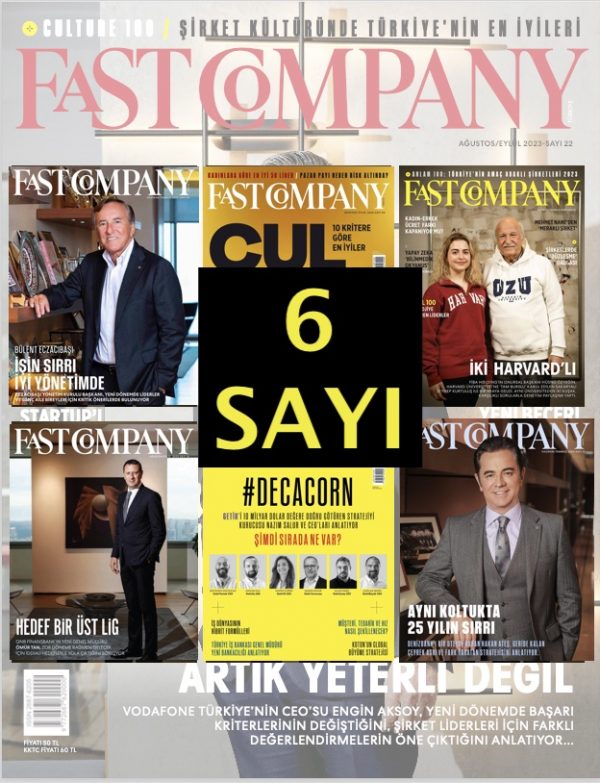 Fast Company 1 Yıllık Dergi Aboneliği